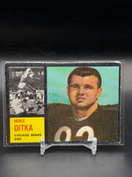 1962 Topps Mike Ditka Rookie Card #17 WC