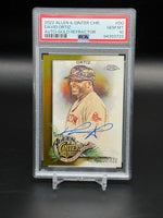 2022 Allen & Ginter David Ortiz Auto- Gold Refractor PSA 10 /50 #DO WC