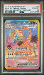 Pokemon Surging Sparks #242 Alolan Exeggutor Ex Special Illustration PSA 10 WC
