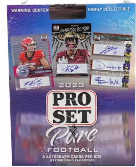 2023 Leaf Pro Set Pure Football Hobby Box