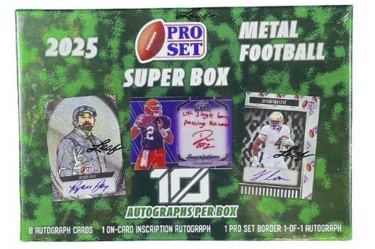 2025 Leaf Pro Set Metal Football Super Box 2025 Leaf Pro Set Metal Football Super Box