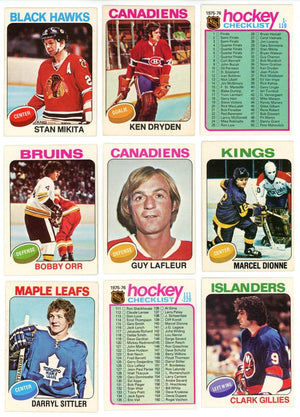1975-76 O-PEE-CHEE HOCKEY COMPLETE SET BREAK - 17 CARDS PER BOX! 2 HOFERS PER BOX!