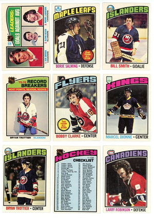 1976-77 O-PEE-CHEE HOCKEY COMPLETE SET BREAK - 15 CARDS PER BOX! 2 HOFERS PER BOX!