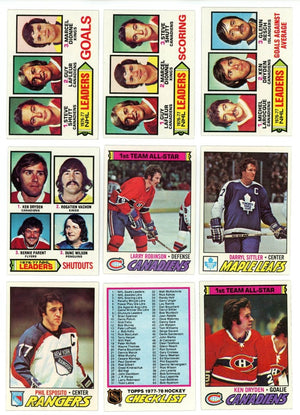 1977-78 TOPPS HOCKEY COMPLETE SET BREAK - 12 CARDS PER BOX! 2 HOFERS PER BOX!
