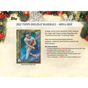 2025 Topps Holiday Baseball Mega Box (Presell)