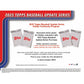 2025 Topps Update Series Baseball Jumbo Box (Presell)