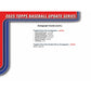 2025 Topps Update Series Baseball Jumbo Box (Presell)