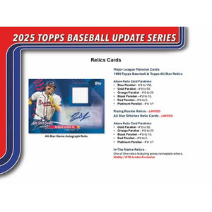 2025 Topps Update Series Baseball Hobby Box (Presell)