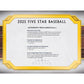 2025 Topps Five Star Baseball Hobby Box