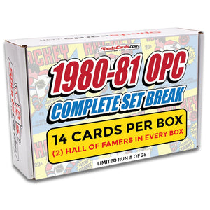 1980-81 O-PEE-CHEE HOCKEY COMPLETE SET BREAK - 14 CARDS PER BOX! 2 HOFERS PER BOX!