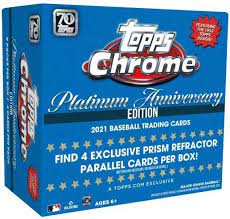 2021 Topps Chrome Platinum Anniversary Baseball Mega Box