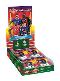 2022-23 Topps Finest Flashbacks UEFA Club Competitions Soccer Hobby Box