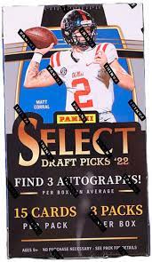 2022 Panini Select Draft Picks Football Hobby Box
