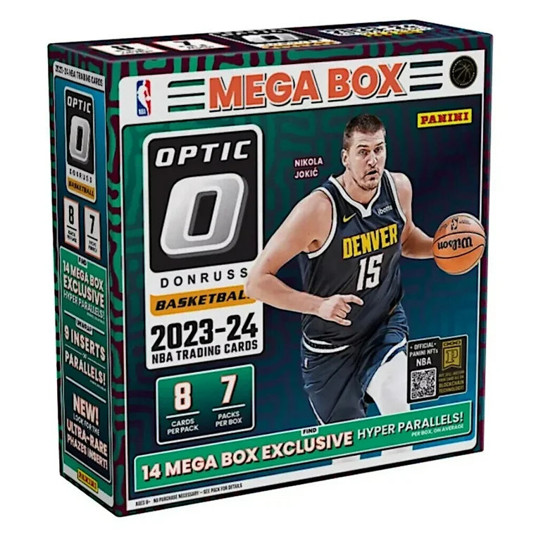 2023/24 Panini Donruss Optic Basketball Mega Box (Hyper Pink Prizms)