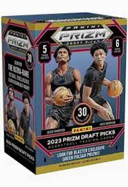 2023-24 Panini Prizm Draft Picks Basketball Blaster Box (Green Pulsar Prizms!)