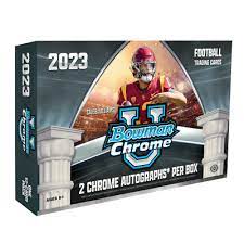 2023 Bowman University Chrome Football Breakers Delight Box