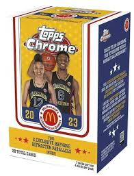 2023 Topps McDonald's All American Chrome Basketball 7-Pack Blaster Box