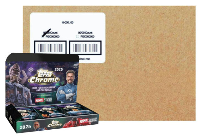 Marvel Studios Chrome Hobby 8-Box Case (Topps 2024/25)