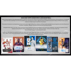 2025/26 Topps Signature Class Basketball Mega Box (Presell)