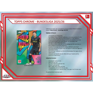 2025/26 Topps Chrome Bundesliga Soccer Hobby Box