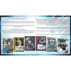 2025 Topps Chrome Football Hanger Box