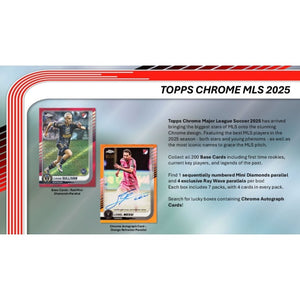 2025 Topps Chrome MLS League Value Box (Presell)