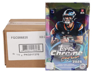 2025 Topps Cosmic Chrome Football Hobby 8-Box Case