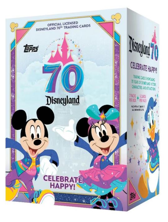 2025 Topps Disneyland 70th Anniversary 7-Pack Blaster Box