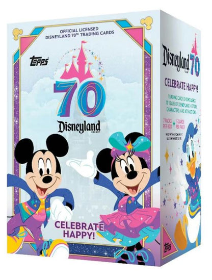 2025 Topps Disneyland 70th Anniversary 7-Pack Blaster Box