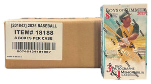 2025 Panini Boys of Summer Baseball Hobby 8-Box Case
