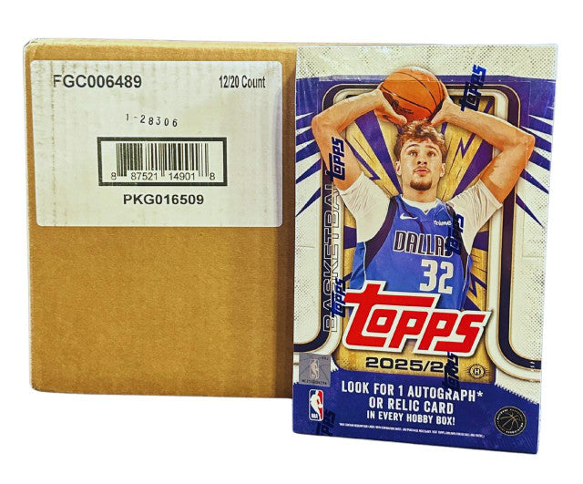 2025/26 Topps Flagship Basketball Hobby Case (12 Boxes)