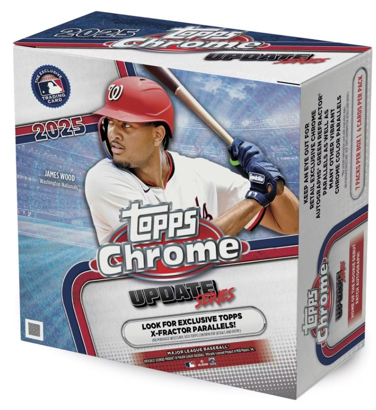 2025 Topps Chrome Update Series Baseball Mega Box (Presell)