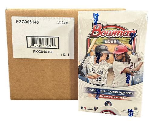 2025 Bowman Baseball Hobby Jumbo 8-Box Case