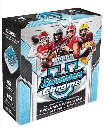 2025 Bowman University Chrome Football Mega Box