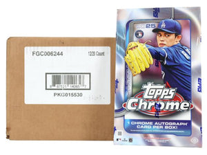 2025 Topps Chrome Baseball Hobby Jumbo 8-Box Case