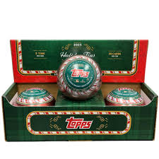 2025 Topps Holiday Baseball Tin 3-Pack Case (set of 5)
