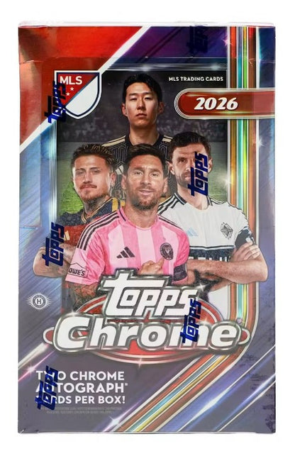 2026 Topps MLS Major League Soccer Chrome Hobby Box (Presell)