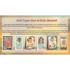 2026 Topps Allen & Ginter Baseball Blaster Box