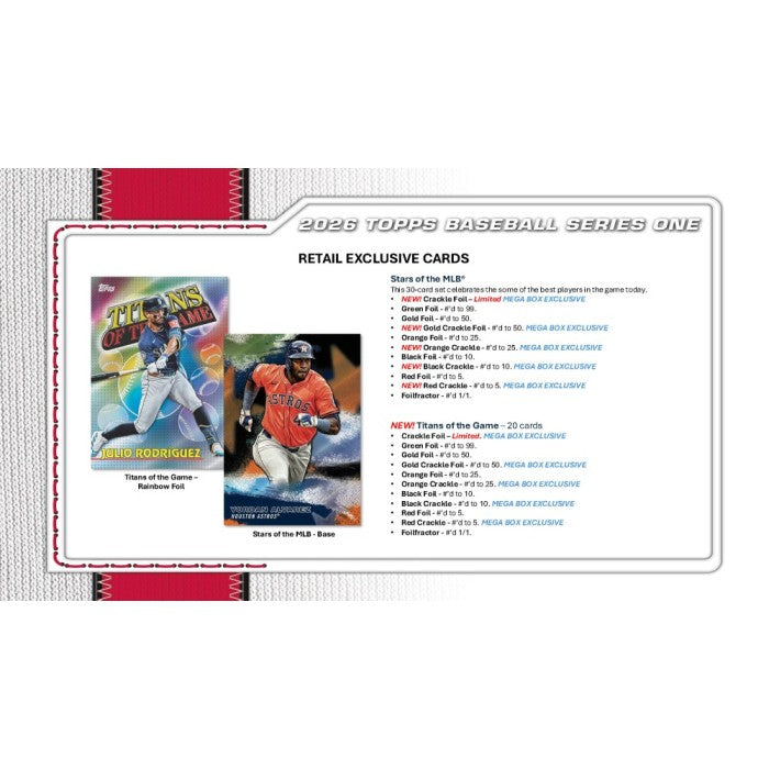 2026 Topps Series 1 Baseball Fat Pack 108-Pack Case