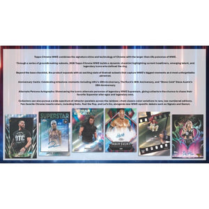2026 Topps Chrome WWE Wrestling Mega Box