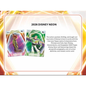 2026 Topps Disney Neon Blaster Box
