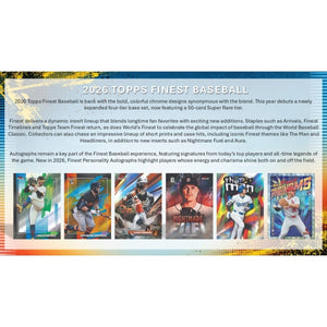2026 Topps Finest Baseball Delight Box