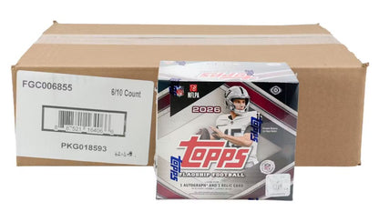 2026 Topps Football Hobby Jumbo 6-Box Case (Presell)