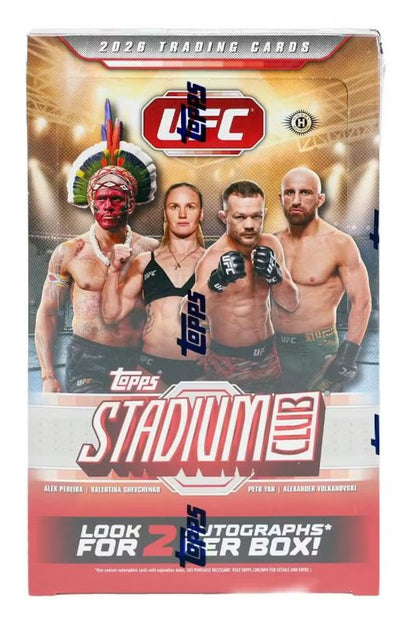 2026 Topps Stadium Club UFC Hobby Box (Presell)