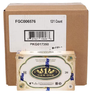 2026 Topps Tier One Baseball Hobby 12-Box Case