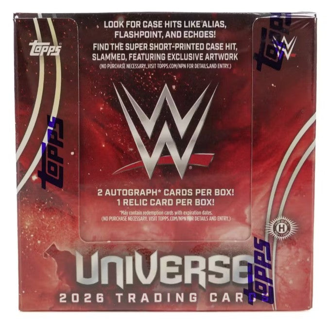 2026 Topps WWE Universe Wrestling Hobby Box
