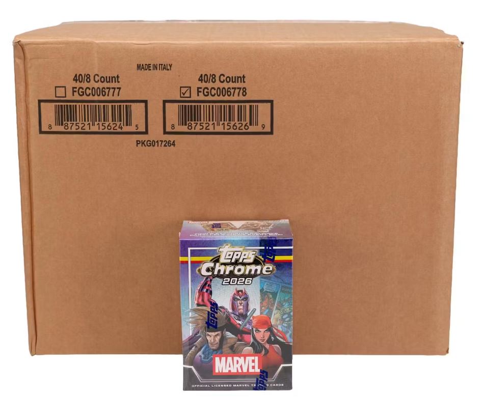 2026 Topps Marvel Comics Chrome Blaster 40-Box Case