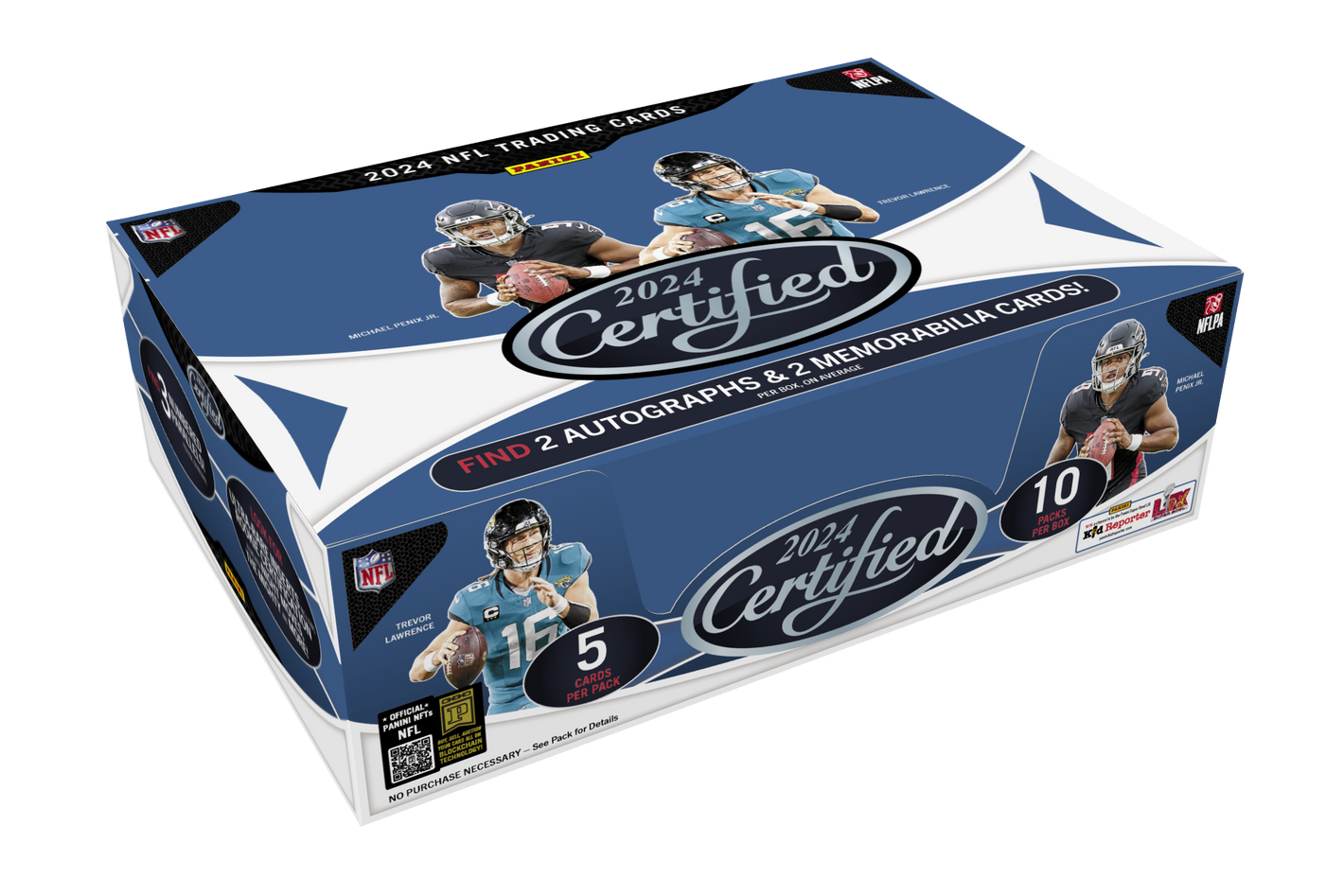 2024 Panini Certified NFL Trading Card Box (Hobby)