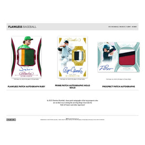 2025 Panini Flawless Baseball Hobby Box