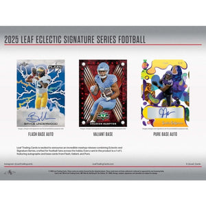 2025 Leaf Eclectic Signature Series Football Hobby Box